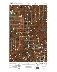 2011 Map of Copper Butte, 2011 Print