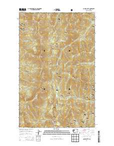 2014 Map of Copper Butte, 2014 Print