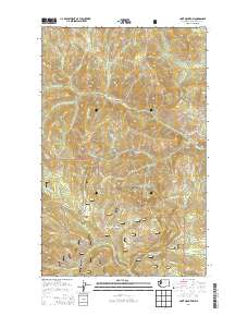 2014 Map of Coxit Mountain, 2014 Print