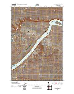 2011 Map of Coyote Rapids, 2011 Print