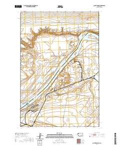 2020 Map of Coyote Rapids, 2020 Print