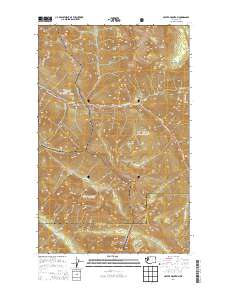 2014 Map of Crater Mountain, 2014 Print