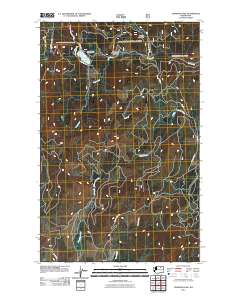 2011 Map of Crawfish Lake, 2011 Print