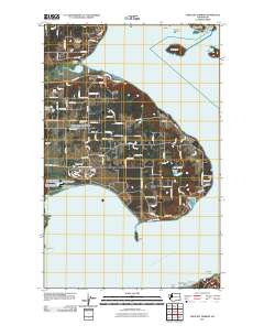 2011 Map of Crescent Harbor, 2011 Print