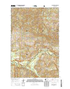 2014 Map of Cyclone Creek, 2014 Print