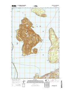 2014 Map of Cypress Island, 2014 Print