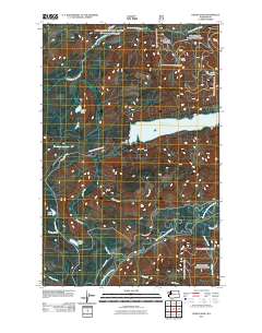 2011 Map of Devils Slide, 2011 Print