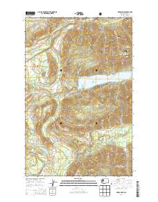 2014 Map of Devils Slide, 2014 Print