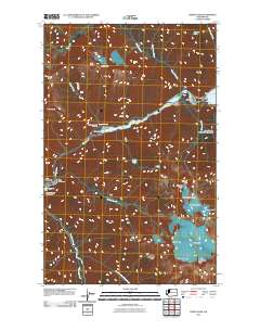 2011 Map of Diablo Dam, 2011 Print