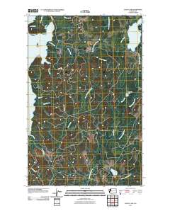 2011 Map of Dickey Lake, 2011 Print