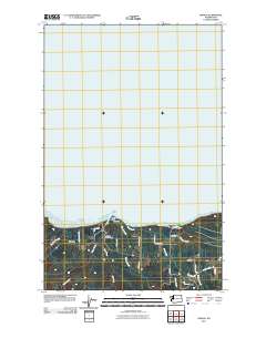 2011 Map of Disque, 2011 Print