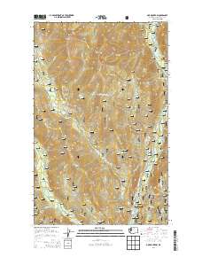 2014 Map of Doe Mountain, 2014 Print