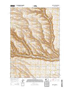 2013 Map of Douty Canyon, 2013 Print