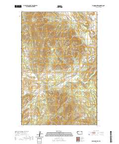 2020 Map of Dunn Mountain, 2020 Print