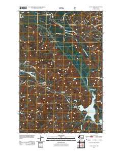 2011 Map of Eagle Gorge, 2011 Print