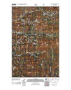 2011 Map of Edds Mountain, 2011 Print