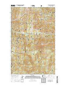 2014 Map of Edds Mountain, 2014 Print