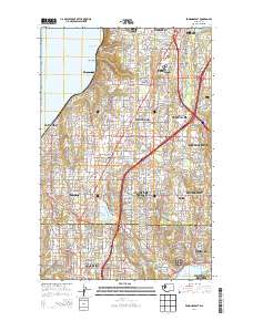 2014 Map of Edmonds East, 2014 Print