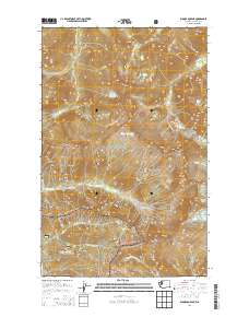 2014 Map of Eldorado Peak, 2014 Print