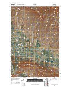 2011 Map of Elephant Mountain, 2011 Print