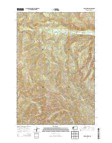 2014 Map of Elk Mountain, 2014 Print