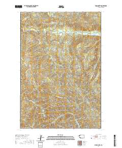 2020 Map of Elk Mountain, 2020 Print