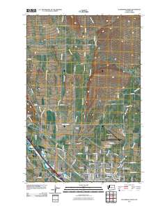 2011 Map of Ellensburg North, 2011 Print