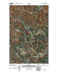 2011 Map of Empey Mountain, 2011 Print