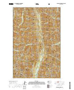 2020 Map of Evergreen Mountain, 2020 Print
