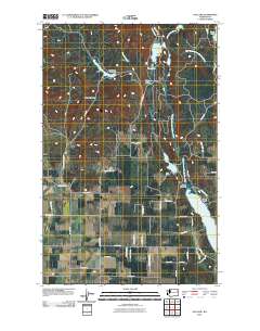 2011 Map of Fan Lake, 2011 Print