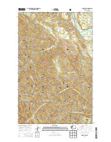 2014 Map of Finney Peak, 2014 Print