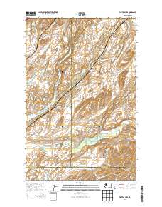 2014 Map of Fishtrap Lake, 2014 Print