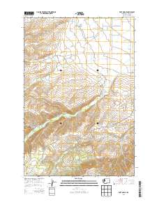 2013 Map of Fort Simcoe, 2013 Print