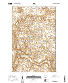 2020 Map of Foster Coulee, 2020 Print