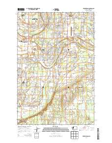2014 Map of Frederickson, 2014 Print