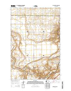 2014 Map of Frischknecht, 2014 Print