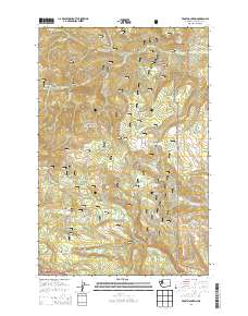 2014 Map of Frost Mountain, 2014 Print