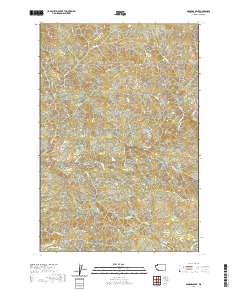 2020 Map of Georges Peak, 2020 Print