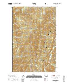 2020 Map of Gillette Mountain, 2020 Print