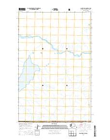 2014 Map of Glacier OE N, 2014 Print