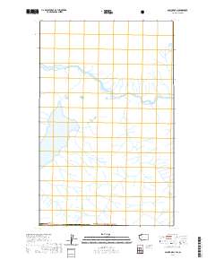 2020 Map of Glacier OE N, 2020 Print