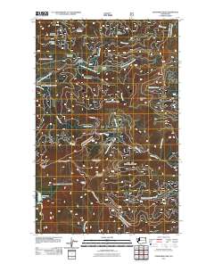 2011 Map of Goddards Peak, 2011 Print