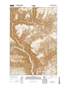 2013 Map of Goodnoe Hills, 2013 Print