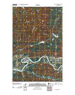 2011 Map of Grandy Lake, 2011 Print