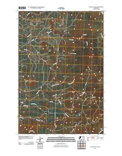 2011 Map of Hagerty Butte, 2011 Print