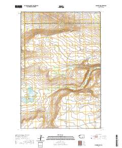 2020 Map of Hanford NE, 2020 Print