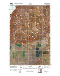 2011 Map of Hartline NW, 2011 Print
