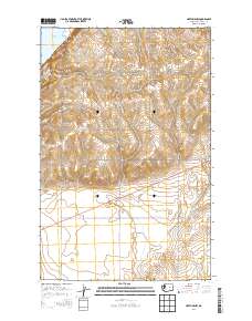 2014 Map of Hartline NW, 2014 Print