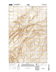 2014 Map of Hartline SW, 2014 Print