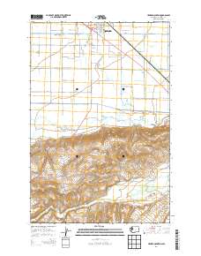 2014 Map of Kisumxi Mountain, 2014 Print
